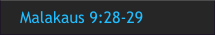 Malakaus 9:28-29